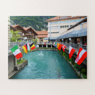 Puzzle Drapeaux en Suisse
