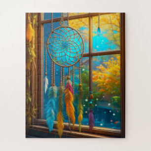 Puzzle Dreamcatcher dans la fenêtre Boho