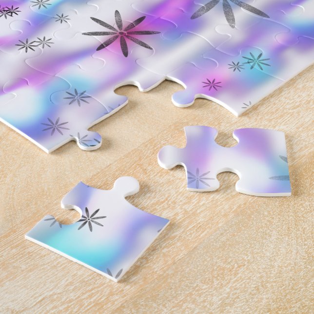 Puzzle Dreamy Starburst Waves Pattern (Côté)