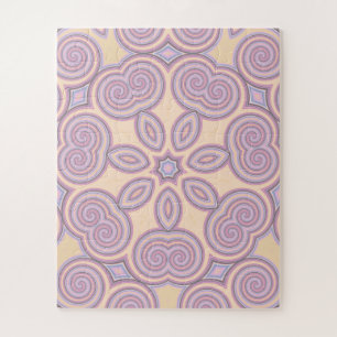 Puzzle Dreamy Swirls - Pastel Motif psychédélique