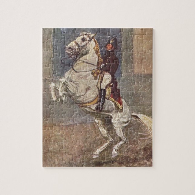 Puzzle Dressage de Lipizzaner : Courbette (Vertical)