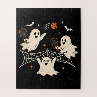 Puzzle Drôle Fantôme Épouvantable Pickleball Halloween