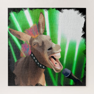 Puzzle Drôle Rockstar Donkey