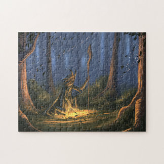 Puzzle Druide dans la forêt