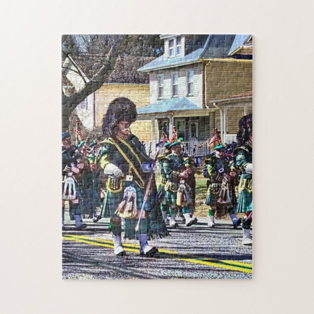 Puzzle Drum Major of Pipe Band (Vertical)