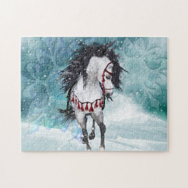 Puzzle du Cheval de neige (Horizontal)