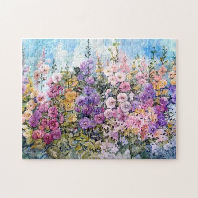 Puzzle du ciel de Hollyhock (Horizontal)