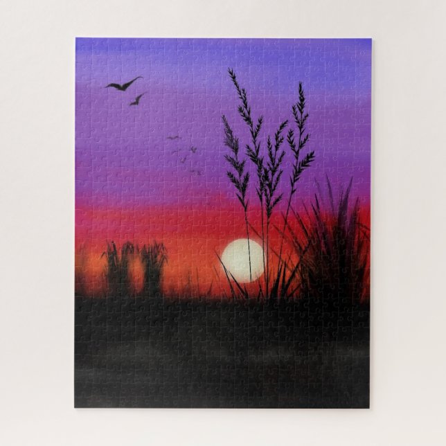 Puzzle du coucher du soleil (Vertical)