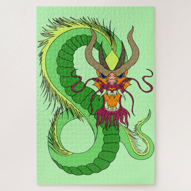 Puzzle du Dragon Rouge (Vertical)