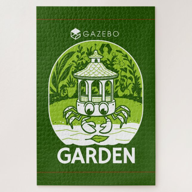 Puzzle du jardin de Gazebo (Vertical)