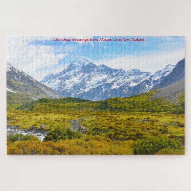 Puzzle du mont Cook Nouvelle-Zélande (Horizontal)
