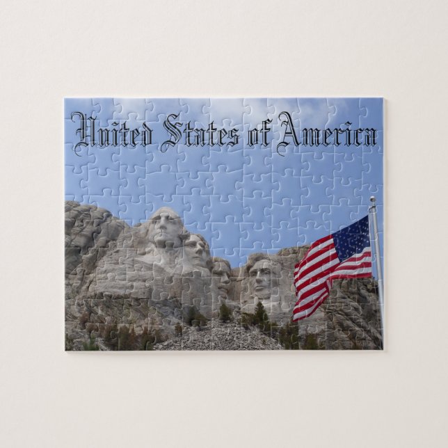 Puzzle du mont Rushmore Etats-Unis d'Amérique (Horizontal)