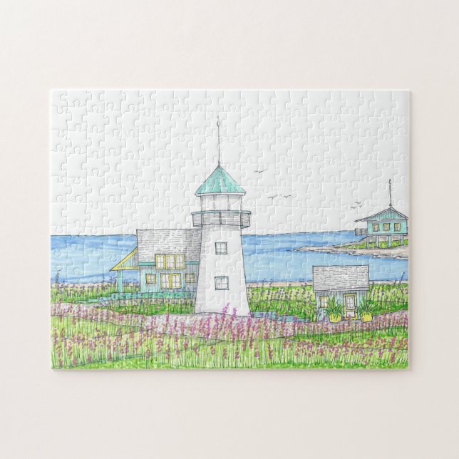 Puzzle du phare blanc (Horizontal)