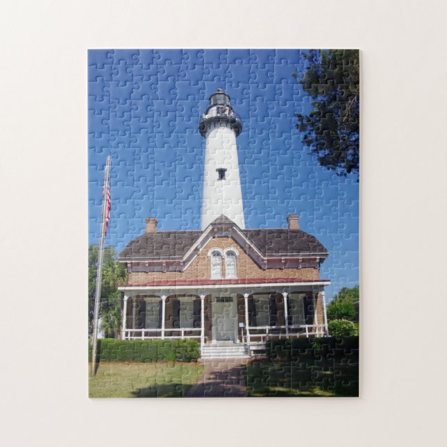 Puzzle du phare de Saint-Simons (Vertical)