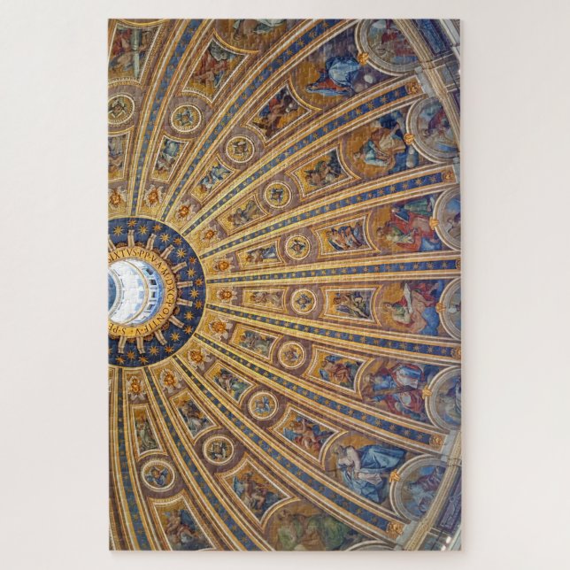 Puzzle du plafond de la basilique Saint-Pierre (Vertical)