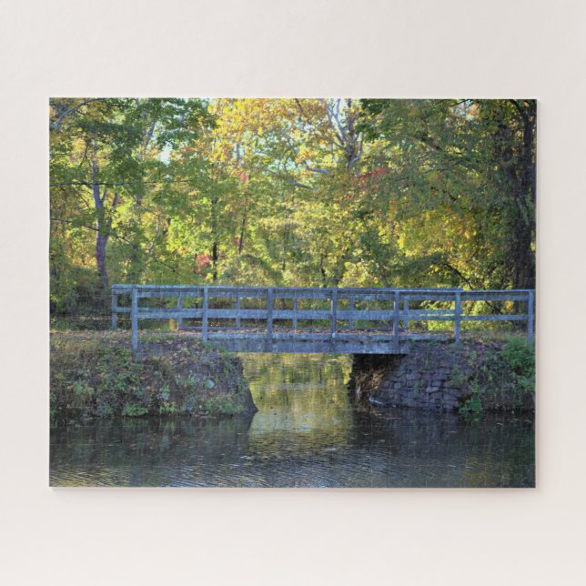 Puzzle du pont d'automne (Horizontal)