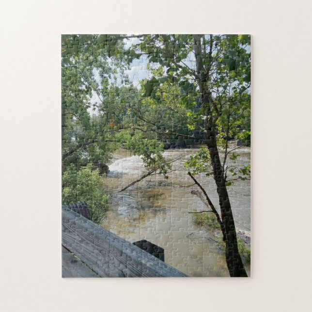 Puzzle du pont sur la rivière Cuyahoga (Vertical)