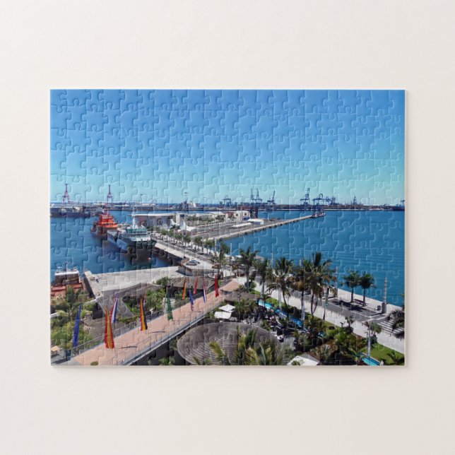 Puzzle du port de Gran Canaria Las Palmas (Horizontal)