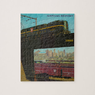 Puzzle du rapport annuel 8x10 de chemin de fer de