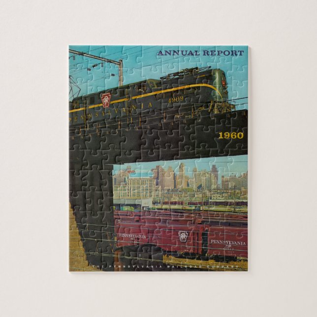 Puzzle du rapport annuel 8x10 de chemin de fer de (Vertical)