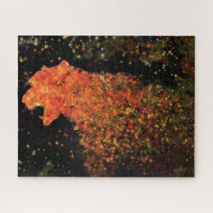Puzzle du Tigre de l'Espace - Peinture