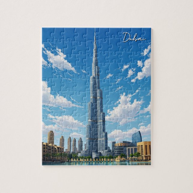 Puzzle Dubai Burj Al Arab UAE Travel (Vertical)
