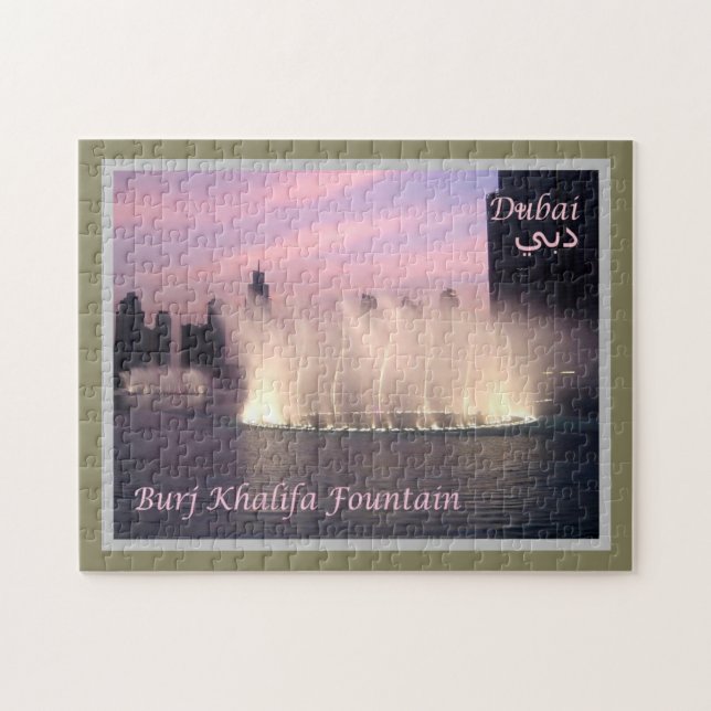 Puzzle Dubaï - Fontaine Burj Khalifa (Horizontal)