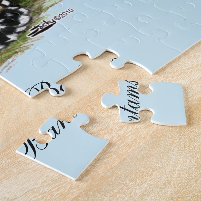 Puzzle D'Uccle Bantams : Mille Fleur (Côté)