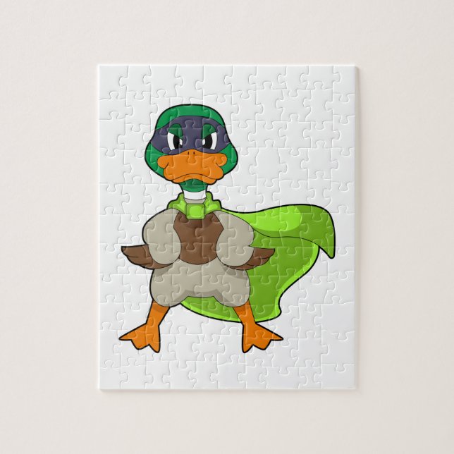 Puzzle Duck Hero Cape (Vertical)