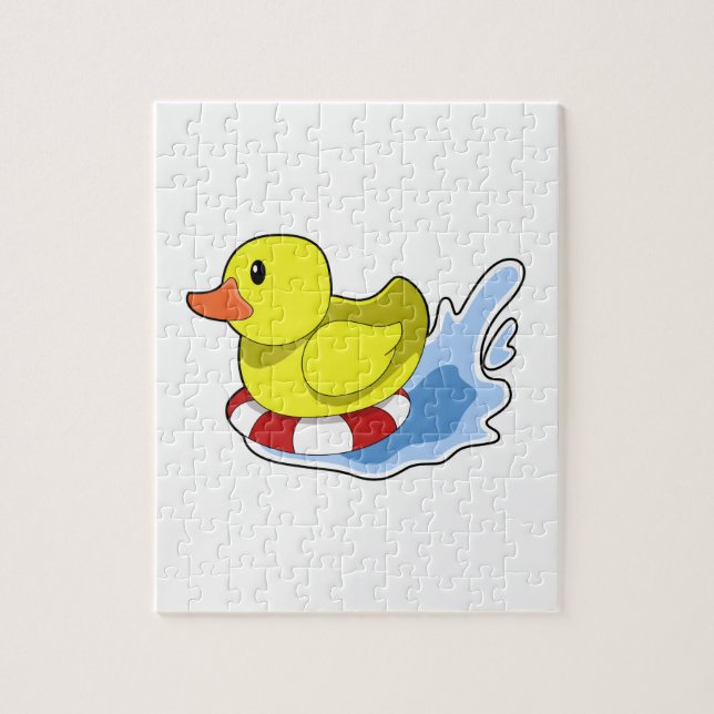 Puzzle Duck with Swim ring à Water.PNG (Vertical)