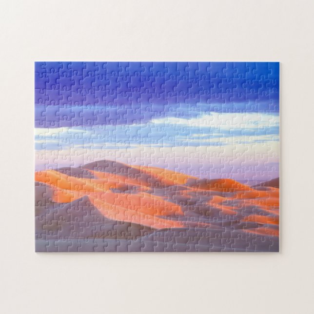 Puzzle Dunes de sable de Glamis au coucher du soleil (Horizontal)