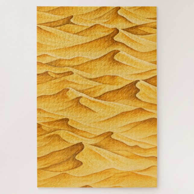 Puzzle Dunes de sable doré du désert (Vertical)