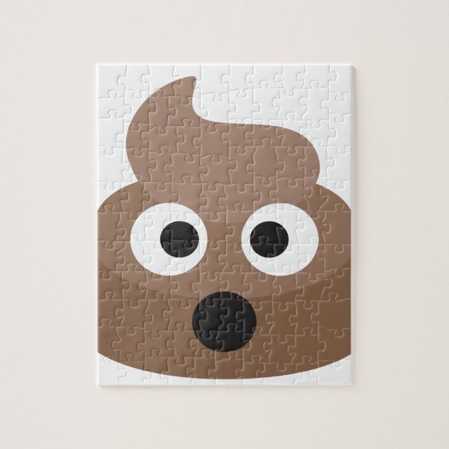 Puzzle Dunette choquée hilare d'Emoji (Vertical)