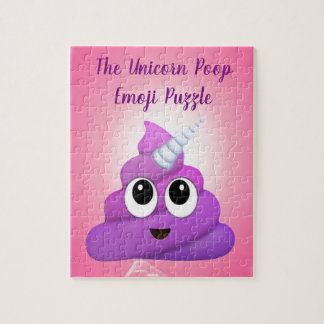 Puzzle Dunette magique personnalisée Emoji de licorne