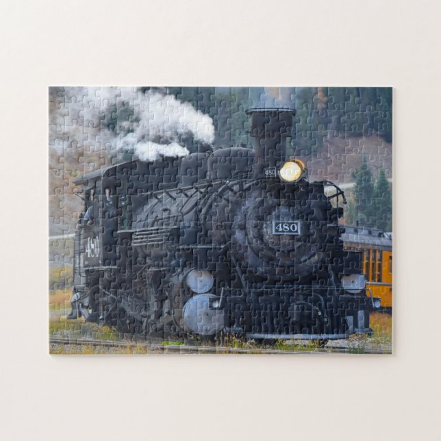 Puzzle Durango Locomotive Colorado. (Horizontal)