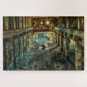 puzzle d'usine abandonné