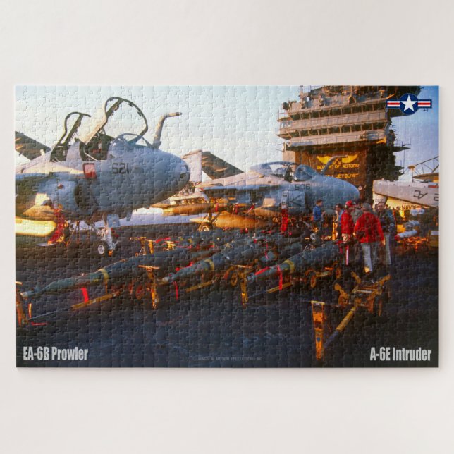 Puzzle EA-6B PROWLER et A-6E INTRUDER (20 x 30 POUCES) (Horizontal)