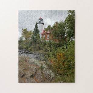 Puzzle Eagle Harbor Lighthouse on Lake Superior