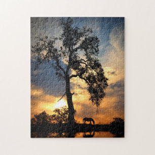 Puzzle Eau Cheval Oak Tree Nature Pays