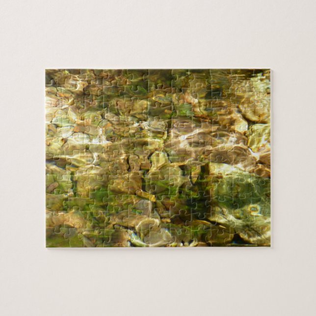 Puzzle Eau de sources chaudes Green-Gold Nature (Horizontal)