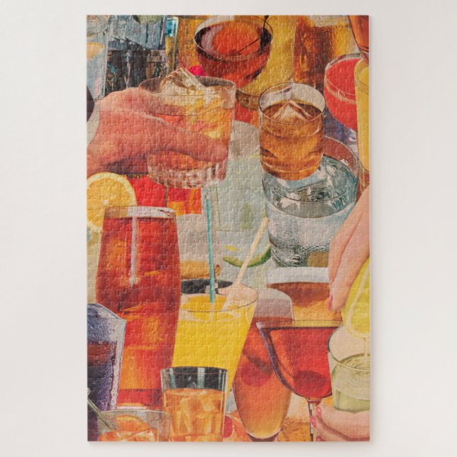 Puzzle ébranlé, pas fatigué (Vertical)