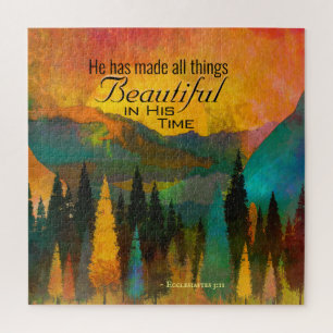 Puzzle Ecclesiaste 3:11 Has made all things beautiful