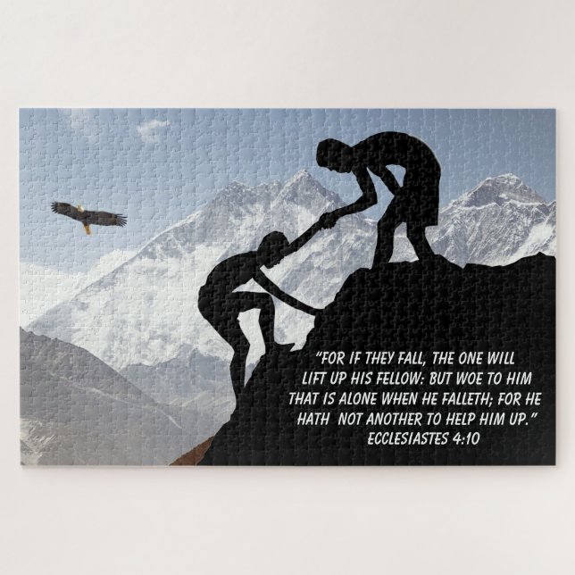 Puzzle Ecclésiaste 4:10 (Horizontal)