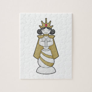 Puzzle Échecs Queen Crown Chess