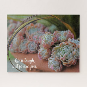 Puzzle Echeveria Rose La vie succulente est difficile