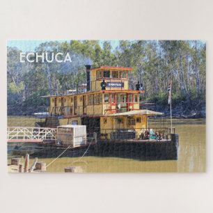 Puzzle Echuca : Vieux paddlesteamer, Australie