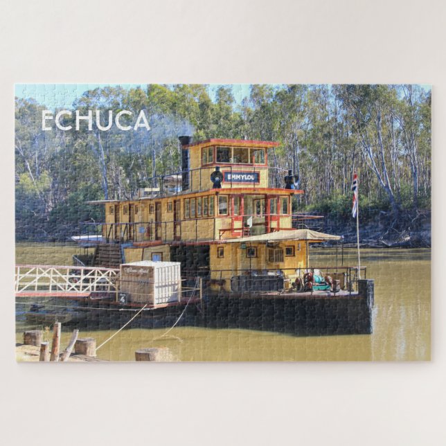 Puzzle Echuca : Vieux paddlesteamer, Australie (Horizontal)