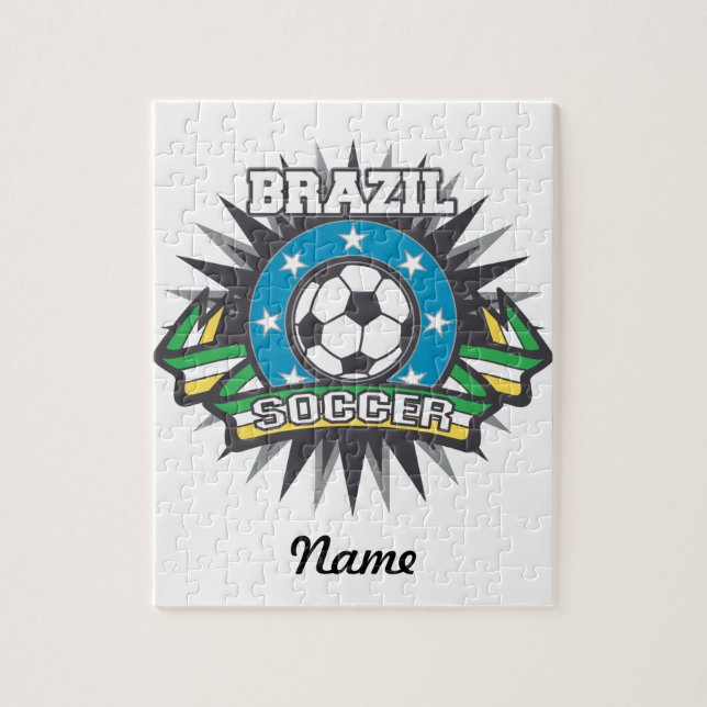 Puzzle Éclat du football du Brésil (Vertical)