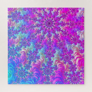 Puzzle Éclatement Super fractal psychédélique coloré