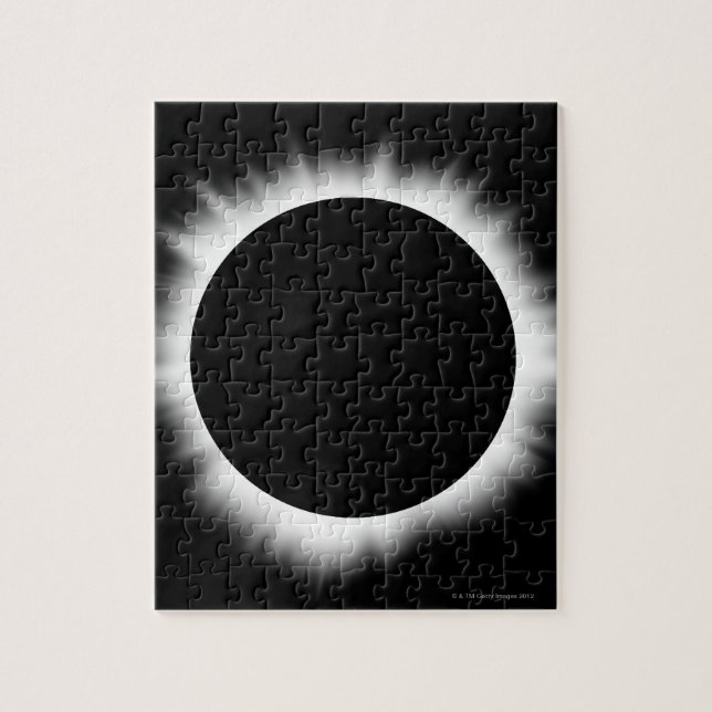 Puzzle Éclipse solaire avec Corona (Vertical)